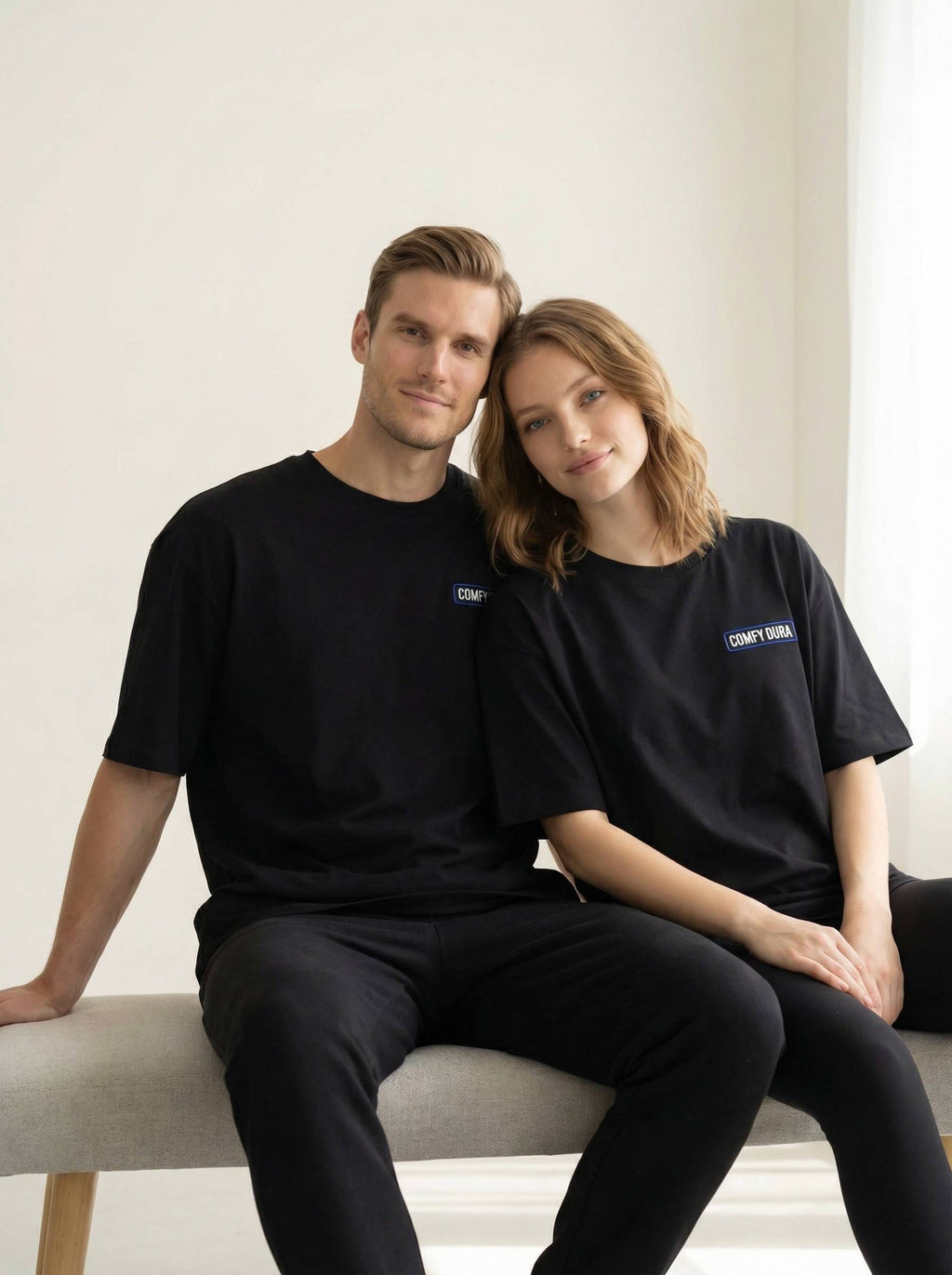 Comfy Dura Classic Comfy Tee - Oversized T-Shirt Heavyweight Cotton Streetwear Essentials