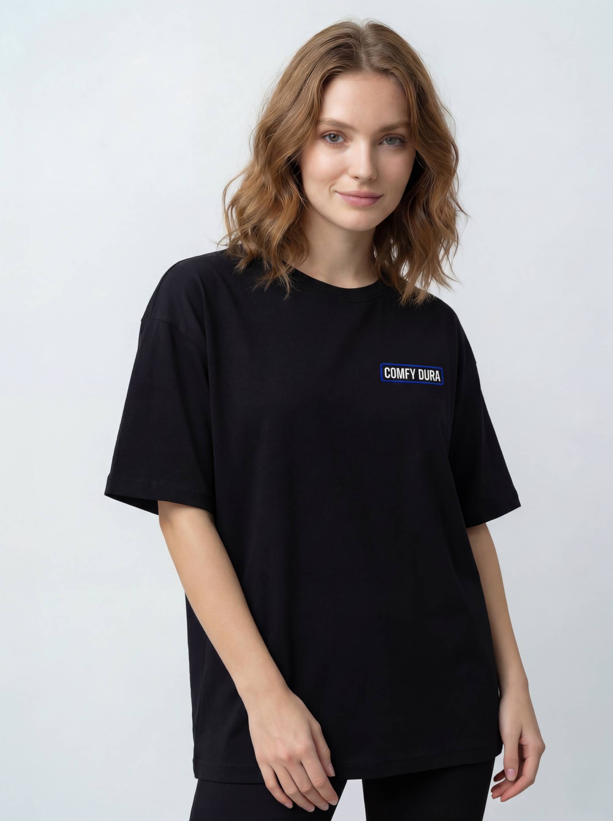 Comfy Dura Classic Comfy Tee - Oversized T-Shirt Heavyweight Cotton Streetwear Essentials