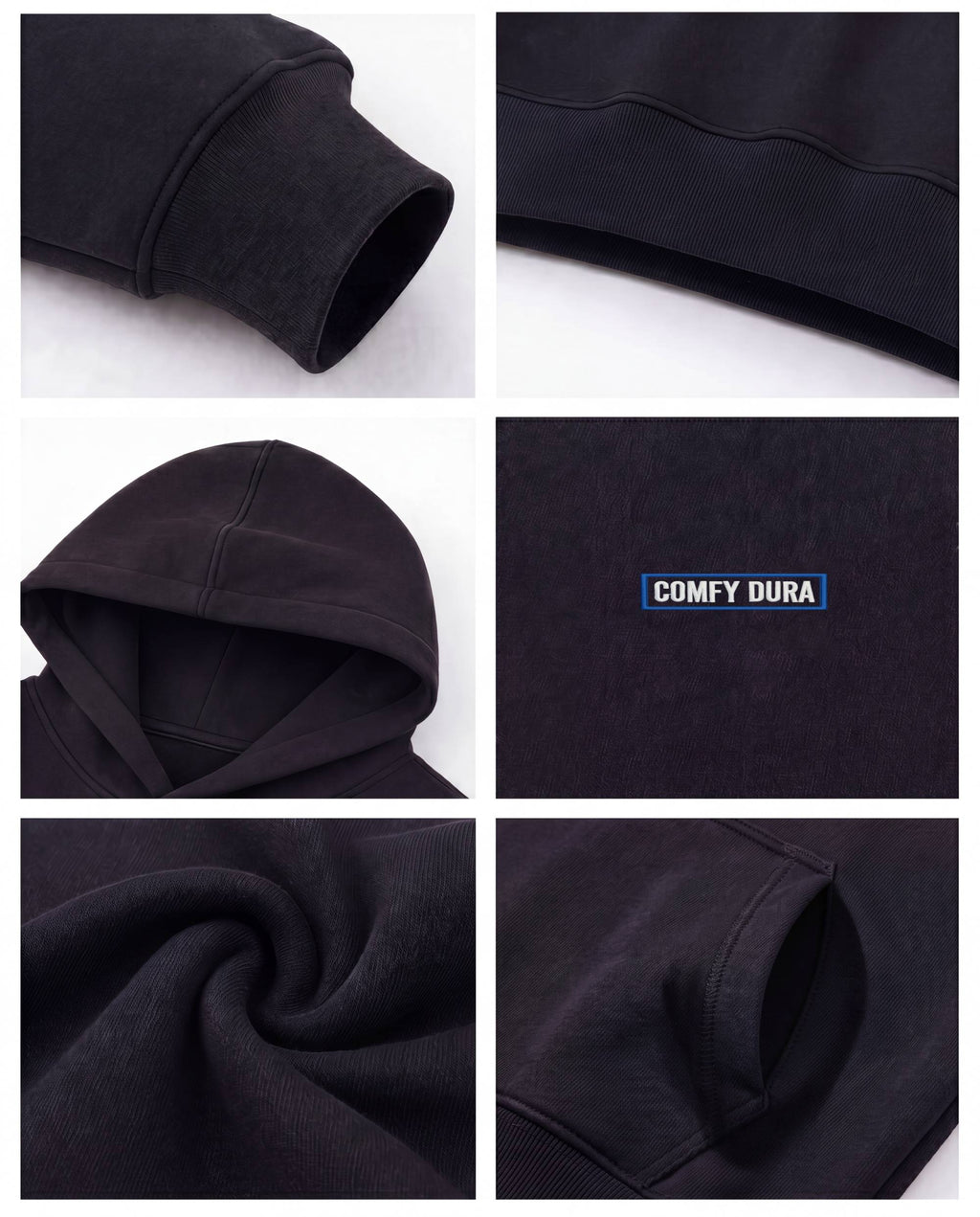 The Black Signature Heavyweight Hoodie